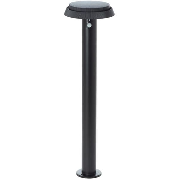 Utomhusstolpe - BRILJANT - ALVERO - LED och solenergi - Rörelsedetektor - Metall och plast - 4 W - Svart