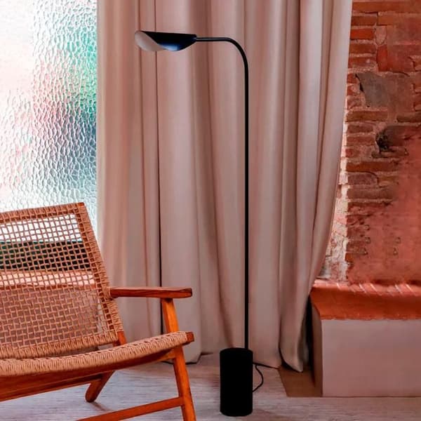 Lampadaire - Faro - LIGGERA - Svart Matt - Stål - IP20 - G9