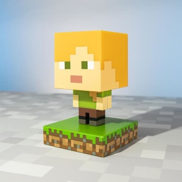 Nattlampa - PALADONE - Minecraft Alex - 11 cm - Rolig - Ekologisk