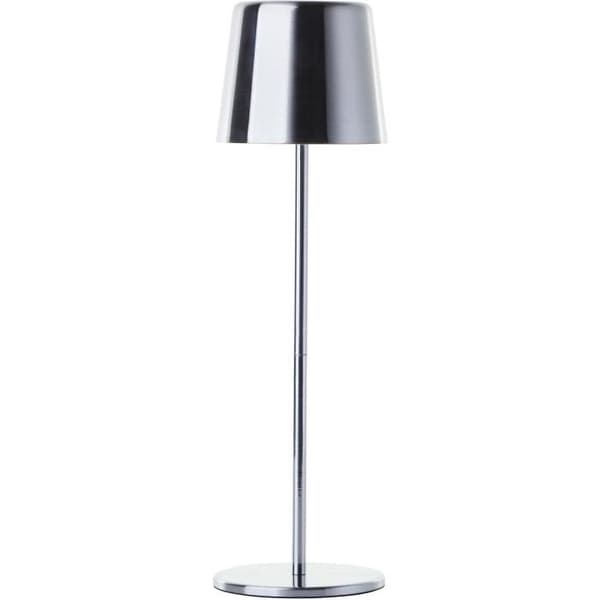 Utomhusbordslampa - BRILLIANT - XAANA - Uppladdningsbar - Krom - LED - 2W - 160lm - CCT - DIM - USB - IP44