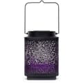 Miniatyrbild 2 av 3: Solar lantern - GARDEN ID Attract - Lila 11 x 11 h15 cm - 6 till 8 timmars autonomi - Mobil - På/av-knapp.