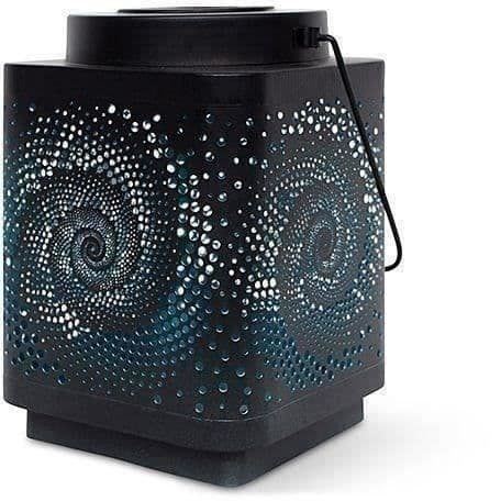 Solar lantern - GARDEN ID Attract - Blå 16 x 16 h23 cm - 6 till 8 timmars autonomi - Mobil - På/av-knapp.