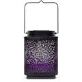 Miniatyrbild 2 av 3: Solar lantern - GARDEN ID Attract - Lila 16 x 16 h23 cm - 6 till 8 timmars autonomi - Mobil - På/av-knapp.