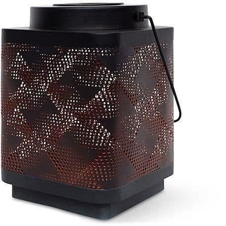 Solar lantern - GARDEN ID Attract - Orange 16 x 16 h23 cm - 6 till 8 timmars autonomi - Mobil - På/av-knapp.