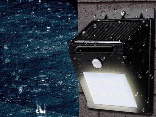 Strålkastare - 30 LED - med Rörelsevakt - Solcell