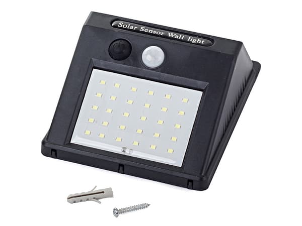 Strålkastare - 30 LED - med Rörelsevakt - Solcell