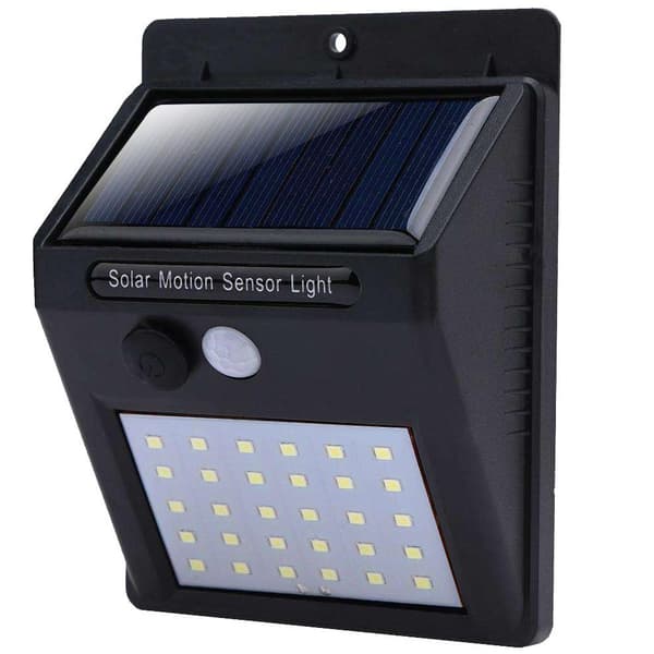 Strålkastare - 30 LED - med Rörelsevakt - Solcell