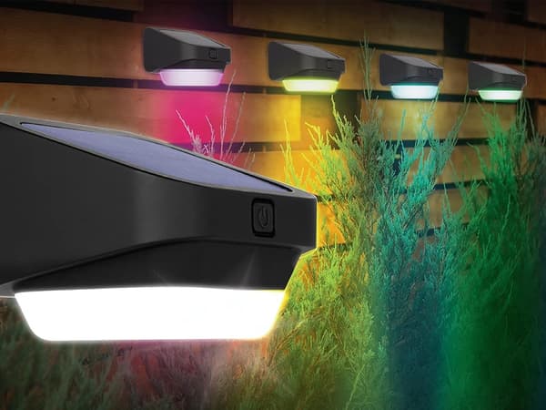 Vägglampa Solcell - RGB