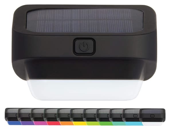 Vägglampa Solcell - RGB