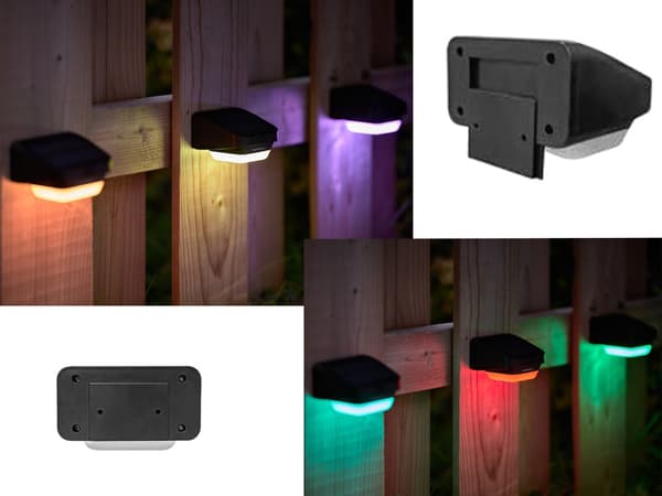 Vägglampa Solcell - RGB