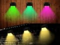 Miniatyrbilde 9 av 10: Vägglampa Solcell - RGB