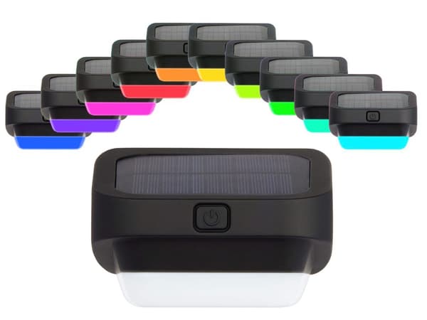 Vägglampa Solcell - RGB