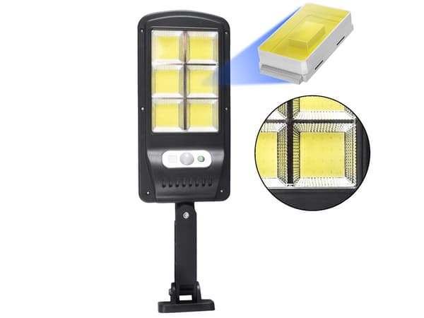 Strålkastare - 96 LED - med Rörelsevakt - Solcell