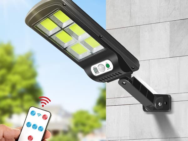 Strålkastare - 96 LED - med Rörelsevakt - Solcell
