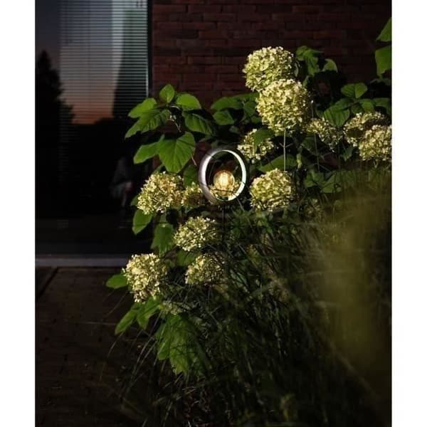 Solcellslykta - GARDEN ID Lagune - Ø16 h80 cm - Autonomi 6-8 timmar - På/av-knapp - Uppladdningsbart AAA-batteri.