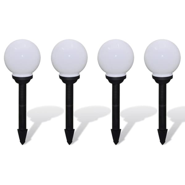 Utomhuslampor 4 st LED 15 cm med markspett