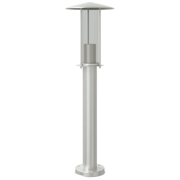 Utomhusgolvlampa silver 60 cm rostfritt stål