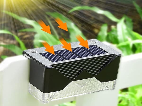 4-Pack Nattlampor / Trädgårdsbelysning - med Solceller