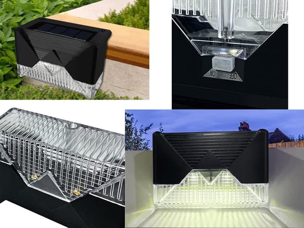 4-Pack Nattlampor / Trädgårdsbelysning - med Solceller