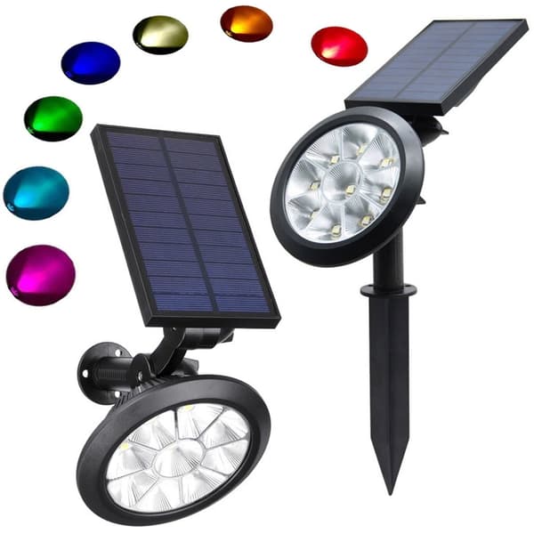Solar lantern rgbw led trädgård jullampa