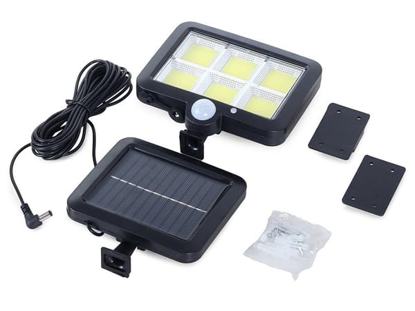 Rörelse Lampa / Belysning / Sensor med Solcellspanel