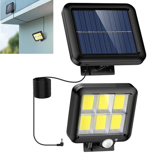 Rörelse Lampa / Belysning / Sensor med Solcellspanel