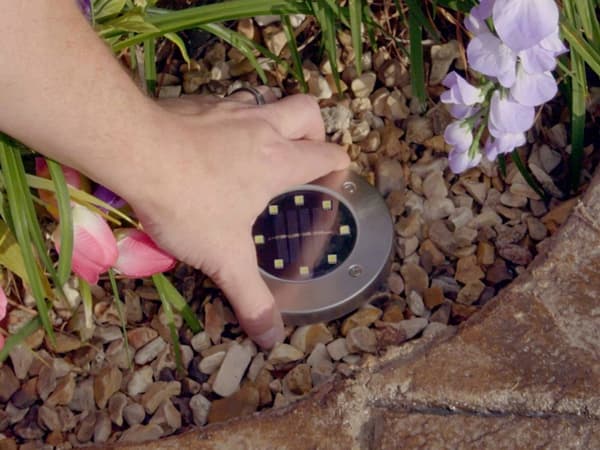4-Pack Trädgårdsbelysning - med Solceller & Skymninsensor