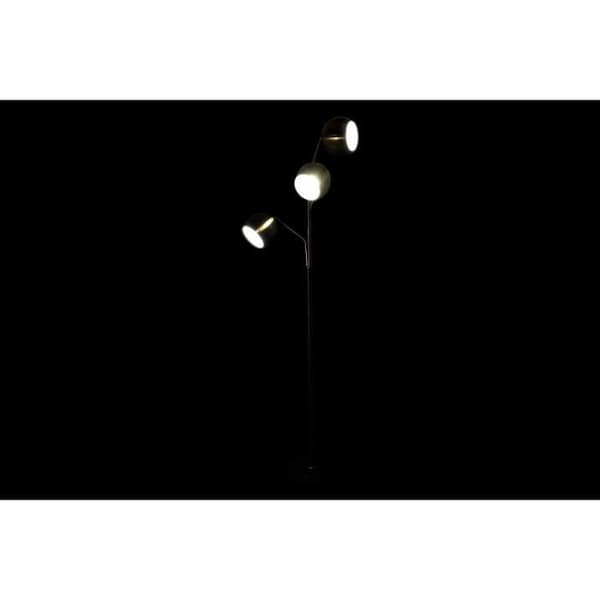 golvlampa 35 x 25 x 167 cm vit metallglas 220 v 50 w