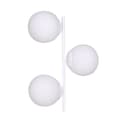 Miniatyrbild 4 av 4: golvlampa 35 x 25 x 167 cm vit metallglas 220 v 50 w