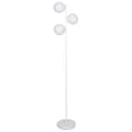 Miniatyrbild 1 av 4: golvlampa 35 x 25 x 167 cm vit metallglas 220 v 50 w