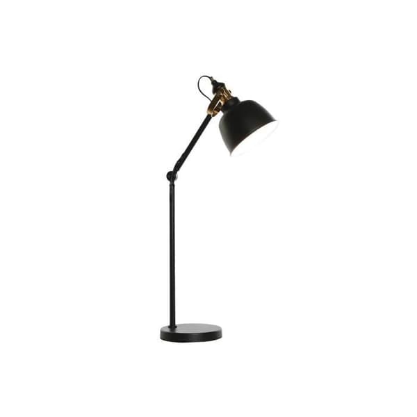 DKD Heminredning Skrivbordslampa 41 x 18 x 59 cm Svart Guld Metall 220 V 50 W