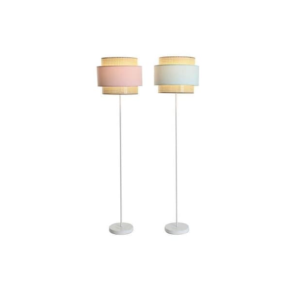 Golvlampa - Märke - Modell - Rosa grön metall - 220V 50W (2 enheter)