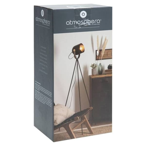 ATMOSPHERA Golvlampa stativ Svart H1136 cm - Svart
