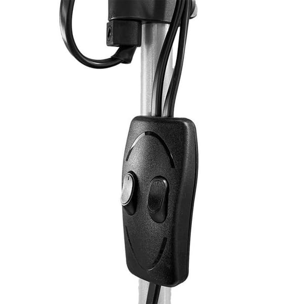 Golvlampa - EDM - Boston - Silver - E27 60W - E14 40W - 176 cm