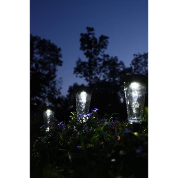 Set med 3 solar beacons - Canopo - 20 lumen - Beige