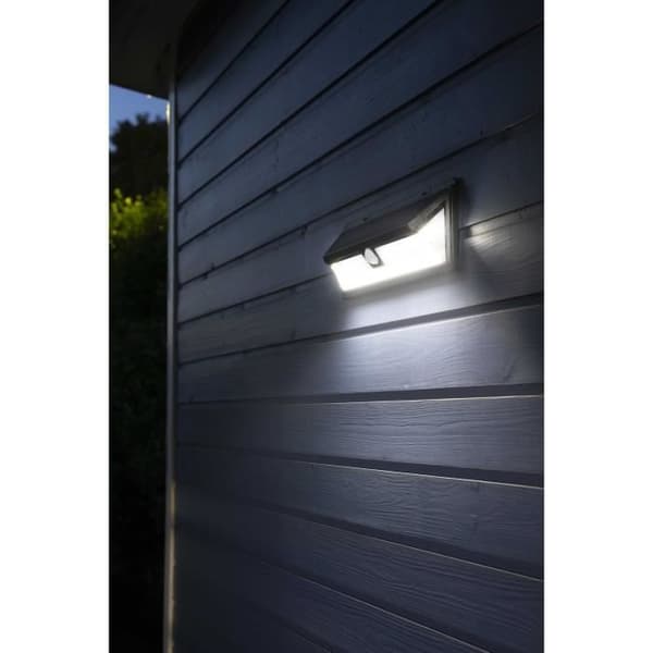 Solar väggspotlight - GALIX - G4565 - Mycket ljus med närvarodetektor - 300 Lumen
