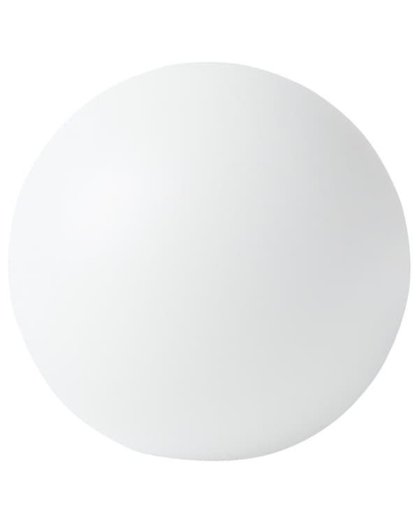 Utendørs LED-kulelampe Hvit Syntetisk Materiale 42 cm IP67 Vanntett med Fjernkontroll Hage Uteplass Belysning Løsning