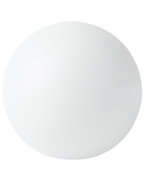 Utendørs LED-kulelampe Hvit Syntetisk Materiale 42 cm IP67 Vanntett med Fjernkontroll Hage Uteplass Belysning Løsning