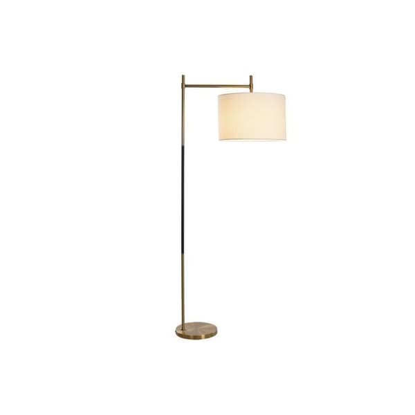 golvlampa 76 x 43 x 169 cm svart guld metall 220 v 50 w - Färg: SVART