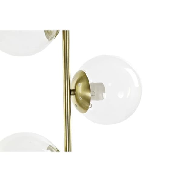 golvlampa 35 x 25 x 167 cm guldglas transparent metall 220 v 50 w - Färg: TRANSPARENT