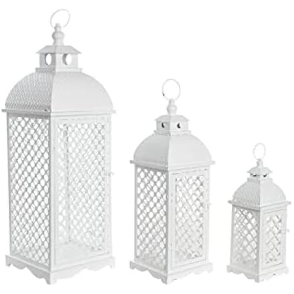 Golvlampa - DKD HOME DECOR - Standard - Metall och glas - 24 x 24 x 74 cm - E27