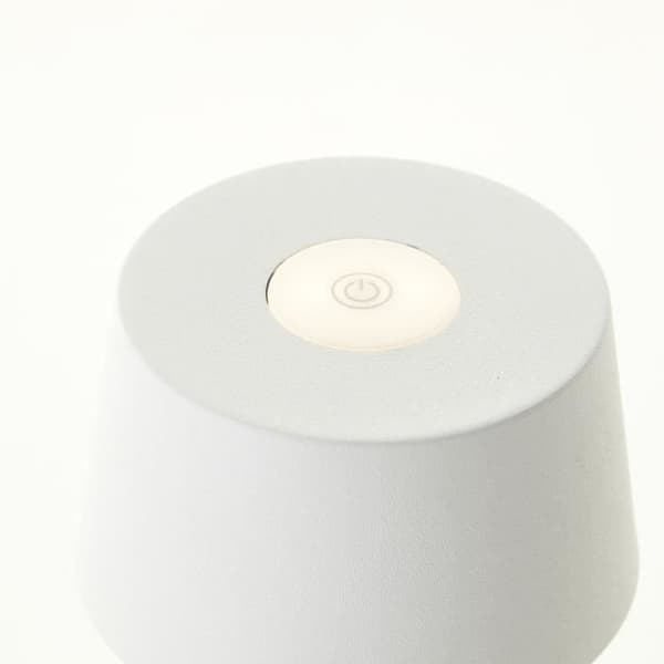 Bordslampa - BRILLANT - JONA - LED 2W - Metall - IP44 - Vit