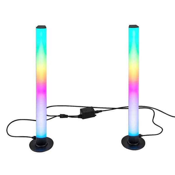 Rabalux golvlampa, lampställning, 5W LED, RGB, svart, Paco