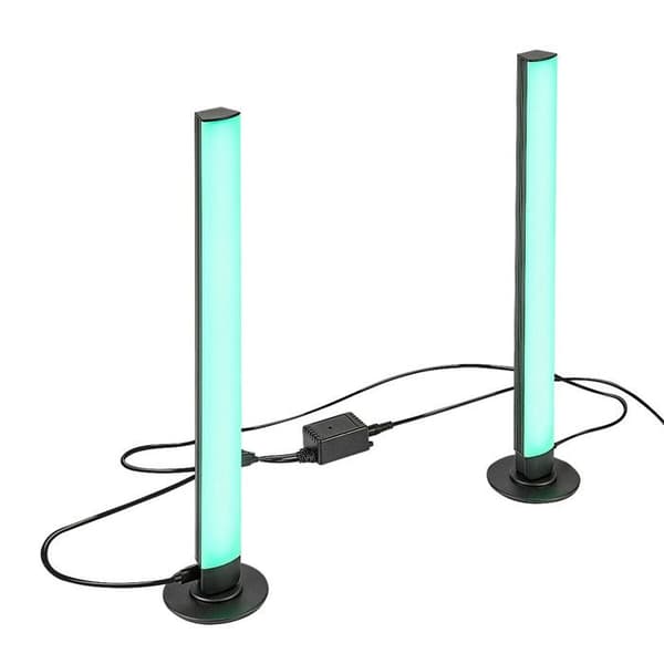 Rabalux golvlampa, lampställning, 5W LED, RGB, svart, Paco