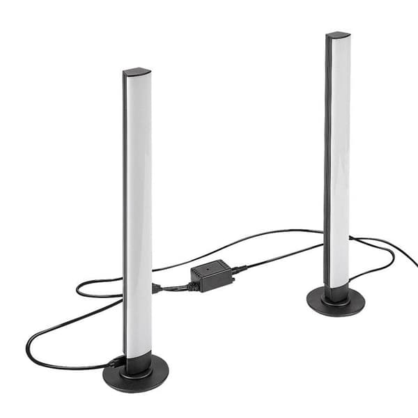 Rabalux golvlampa, lampställning, 5W LED, RGB, svart, Paco