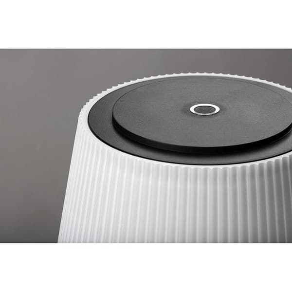 Inomhus metall bordslampa med dimbar plastskärm med strömbrytare klass G Rabalux Taena 4W - svart -