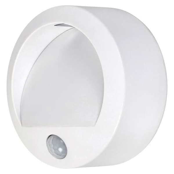 Utomhusvägglampa med sensor Rabalux Amarillo 3xAA IP44 - vit - 12x12x6,5 cm Vit