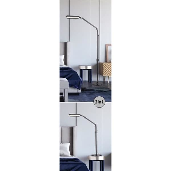Lampadaire bordsol d'intérieur Rabalux i svart metall - svart - 23x62x8,5 cm