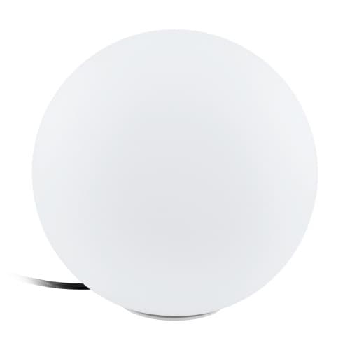 EGLO - Monterolo-Z Outdoor Globe, White Ø30 - Smart RGB + Tunable White LED with Zigbee & Bluetooth Svart, Vit
