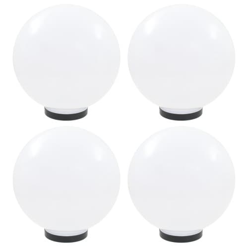 Globlampor 4 st LED sfäriska 30 cm PMMA